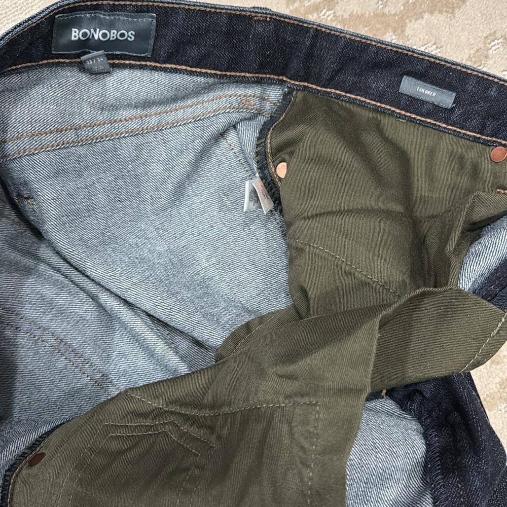 Bonobos selvedge denim- 33/34 Tailored fit - Picture 7 of 12